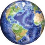 Planet Earth Round Puzzle 1000pc