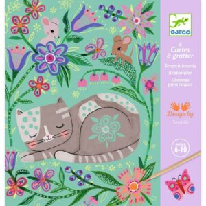 Djeco DJ09717 Encounters Scratch Cards
