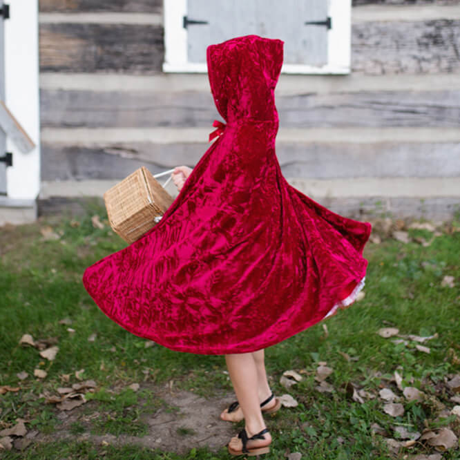 Great Pretenders Little Red Riding Hood Cape Size 3-4