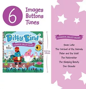 Ditty Bird Classical Ballet Music Book