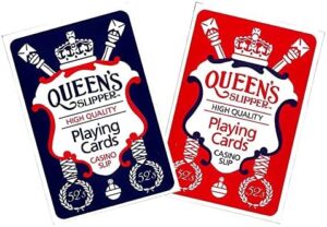 Queen's Slipper Poker Cards Large Index