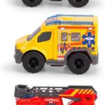 Dickie Toys Micro Rescue Force (Set of 3) 8cm