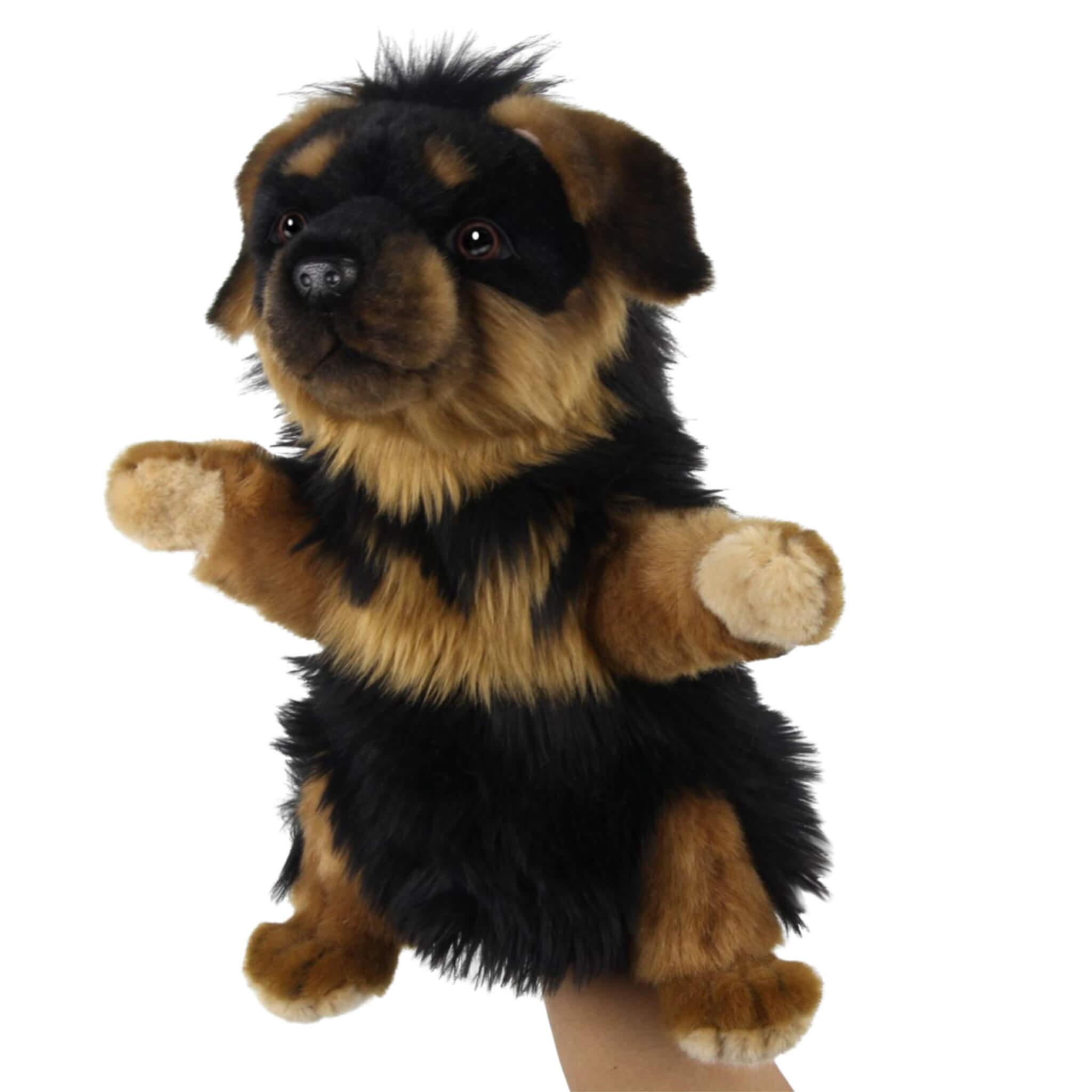 Hansa German Shephard Puppy Puppet 27cm