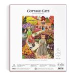 Galison Cottage Cats Foil Puzzle ­1000pc