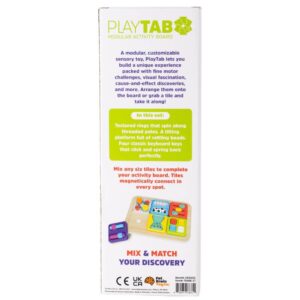 Fat Brain PlayTab Sensory Set 5 (Threads, Teeter, Totter, Keyboard)
