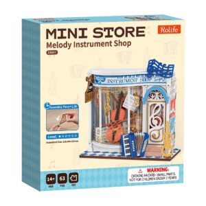 DIY Miniature Store Melody Instrument Shop