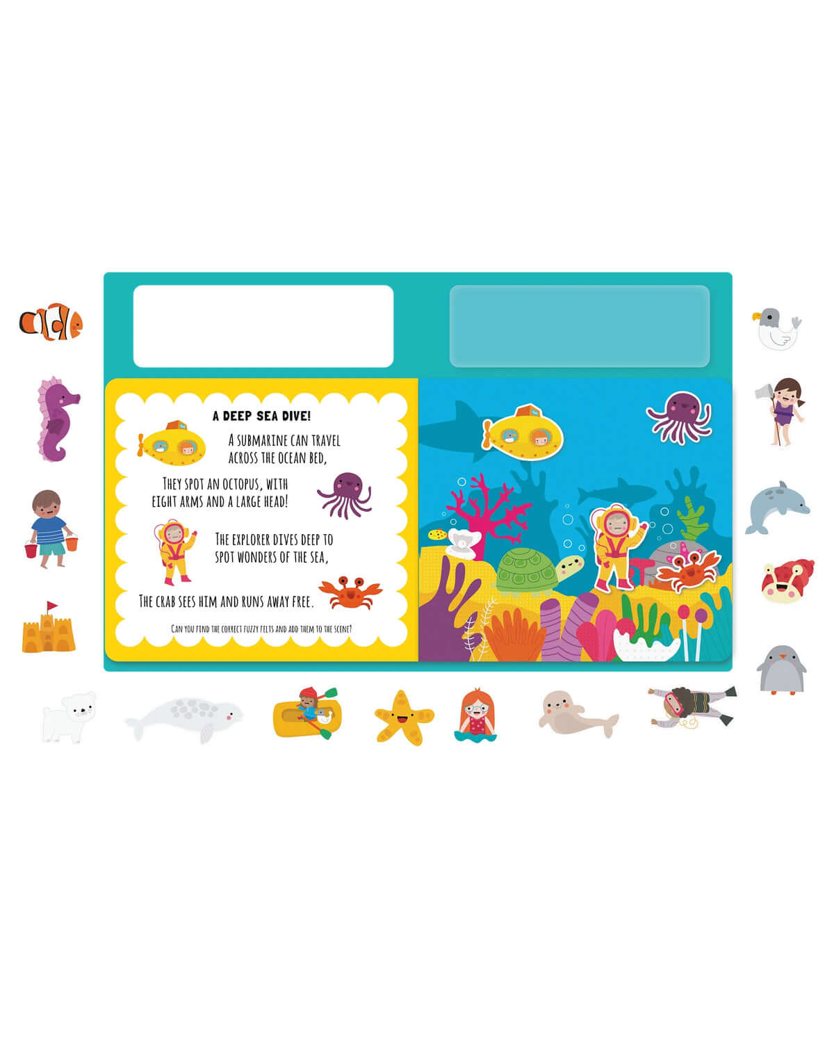 Felt Friends Hello Ocean! Felt Book