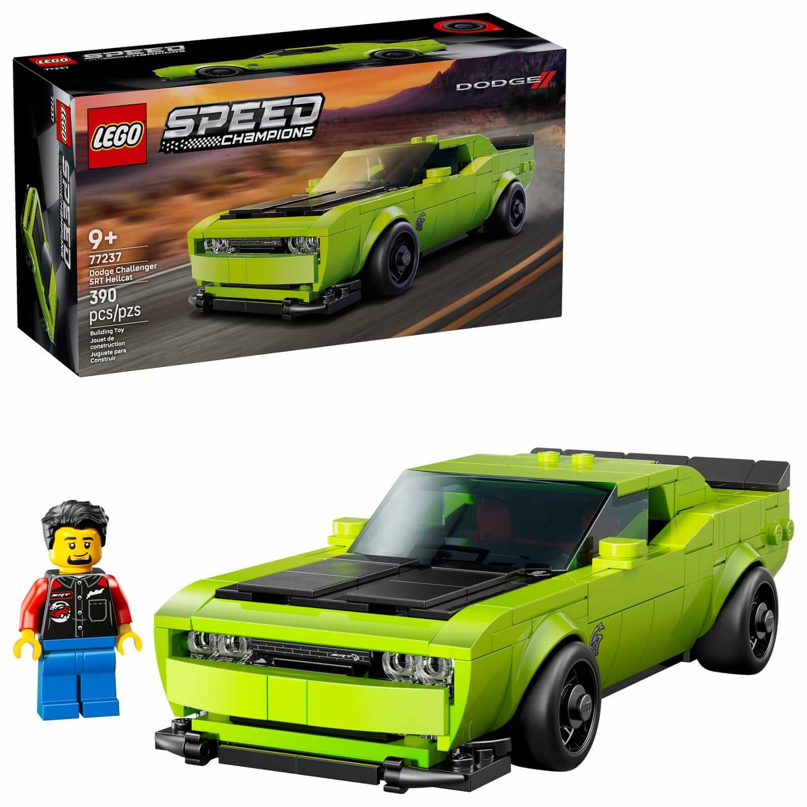 LEGO 77237 Dodge Challenger SRT Hellcat Sports Car