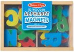 M&D Alphabet Magnets In A Box 52 pc