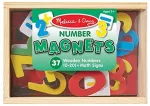 M&D Numbers Magnets in a Box 37pc