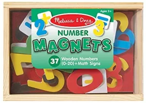 M&D Numbers Magnets in a Box 37pc