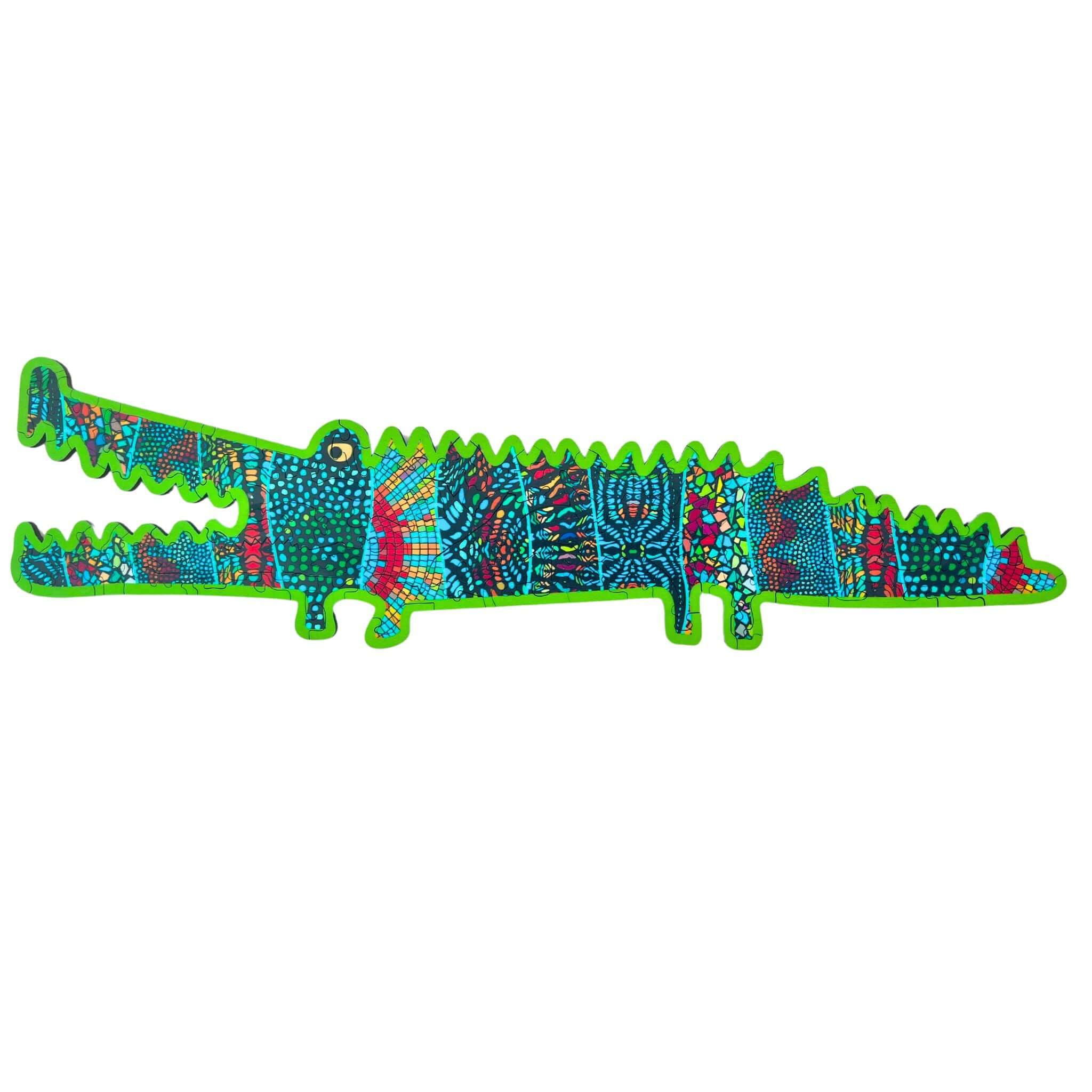 Twigg Puzzles Mr Croc 80pc Wooden Puzzle