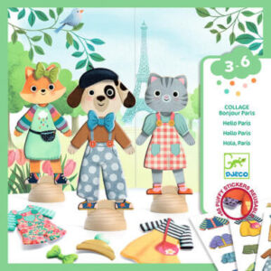Djeco DJ9849 Bonjour Paris Collage Set