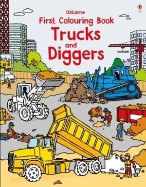 Usborne My First Colouring Trucks and Diggers