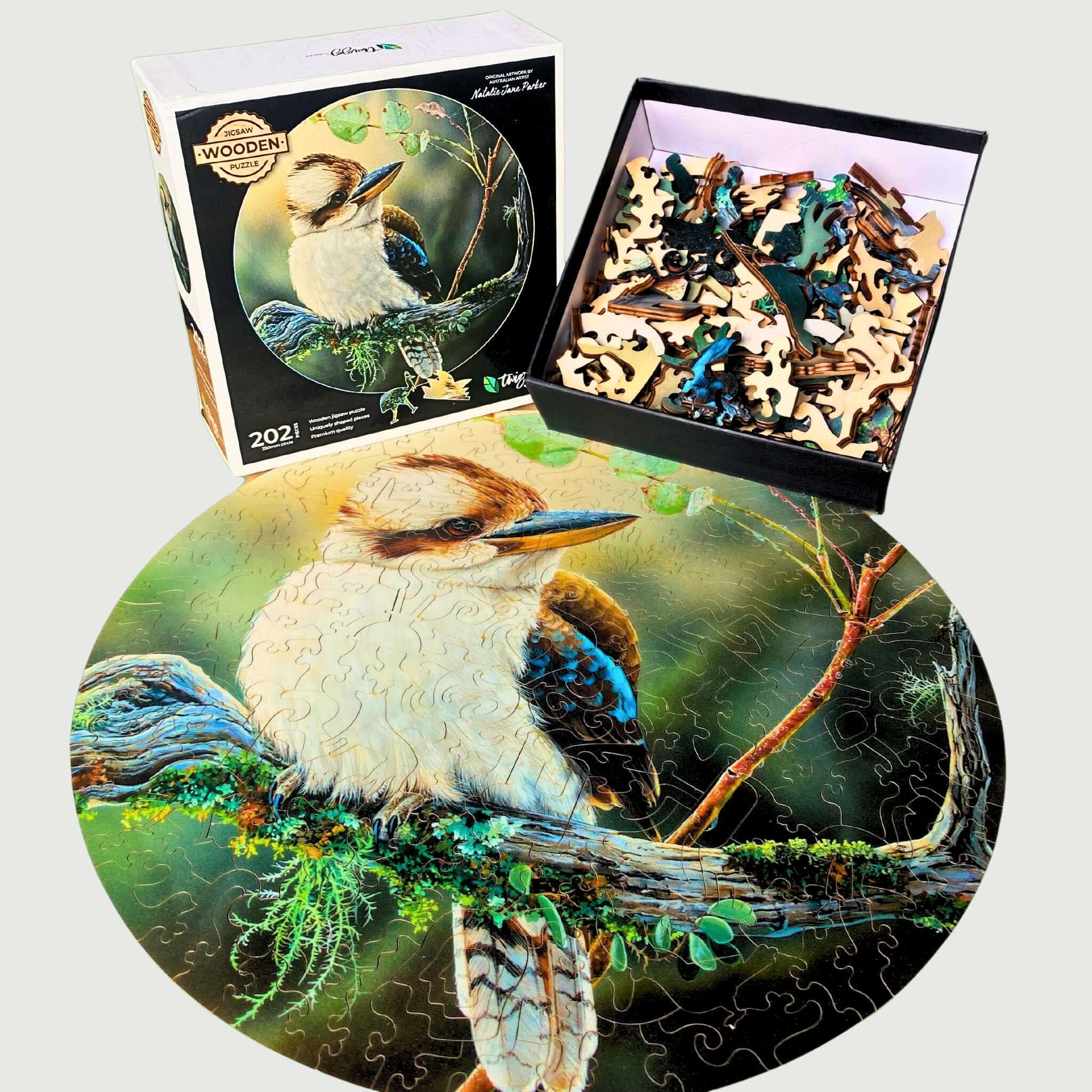 Twigg Puzzles Kookaburra 202pc Wooden Puzzle