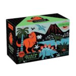 Mudpuppy Glow In The Dark Dinosaur Park Puzzle 100pc