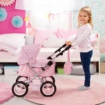 Bayer Doll Pram Trendy Leopard Print