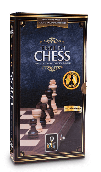 French Cut Wooden Chess 30cm