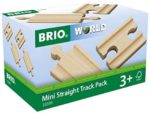 Brio 33393 Mini Straight Track Pack