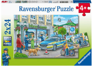 Ravensburger Police At Work Puzzle 2x24pc