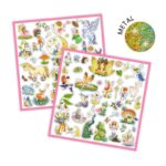 Djeco DJ9279 Fantasy 160 Metallic Stickers