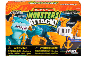 Nikko Road Rippers Snap n Play Monsters Attack 6 Asst