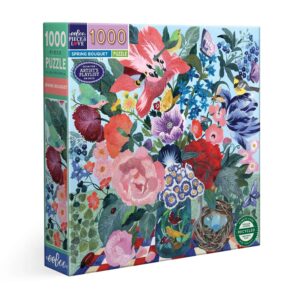 eeBoo Spring Bouquet Puzzle 1000pc
