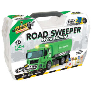 Build-ables Plus Road Sweeper Work Vehicle