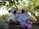 Bonikka Cecilia Linen Doll With Brown Hair