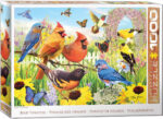 Eurogaphics Backyard Birds Puzzle 1000pc