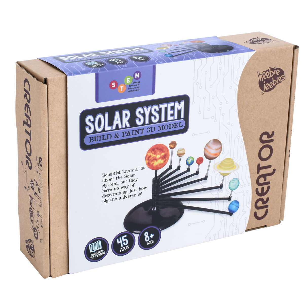 Heebie Jeebies Creator Solar System 3D Build