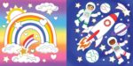 Color-By-Foil Sticker Book - Sparkle and Shine