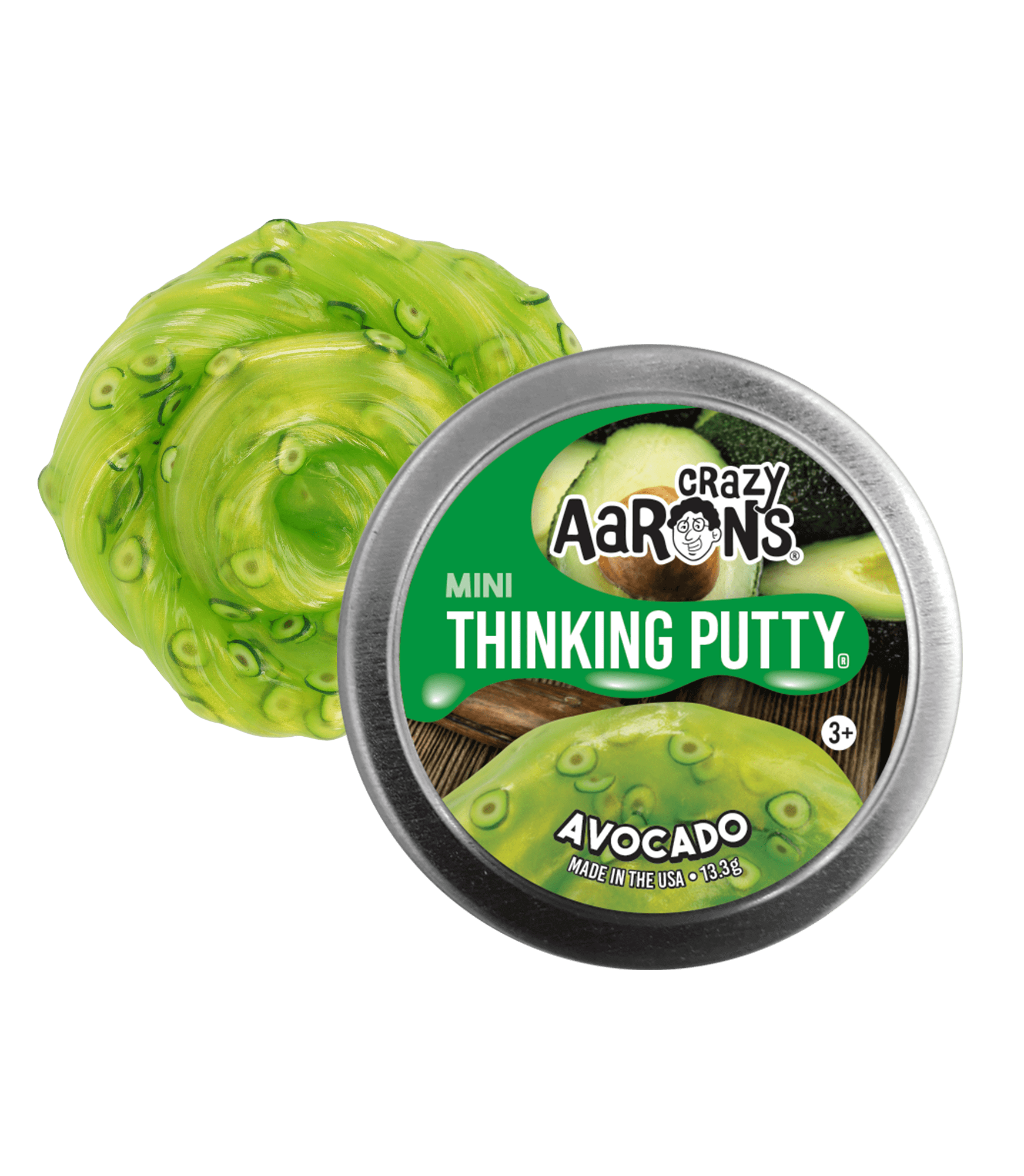 Crazy Aarons Mini Thinking Putty Avocado