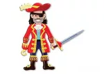 M&D Pirate Reusable Puffy Sticker