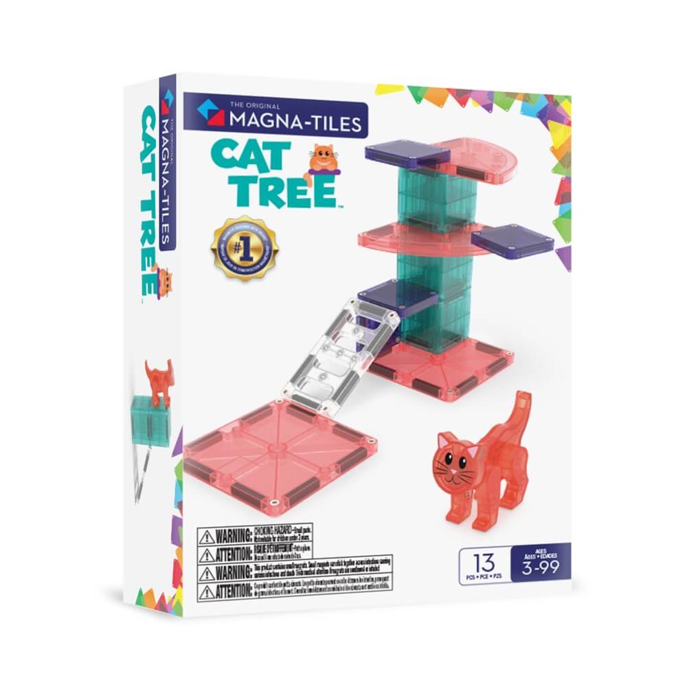 MAGNA-TILES Cat Tree 13pc Set