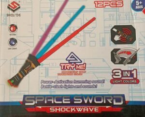 Retractable Electronic Lightsabre Asst