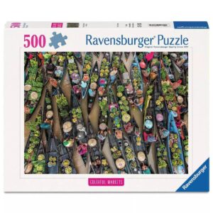 Ravensburger Floating Market, Indonesia Puzzle 500pc