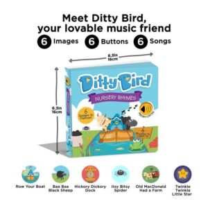 Ditty Bird Nursery Rhymes Sound Book (USB-C)