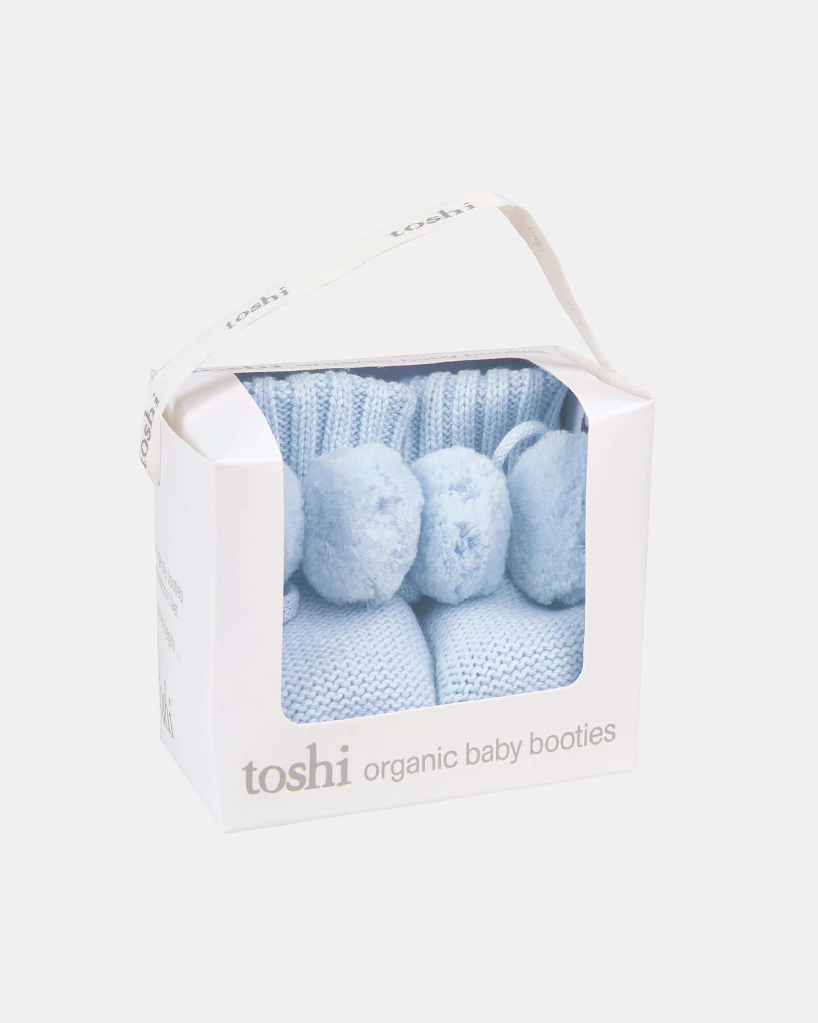 Toshi Organic Booties Marley / Bluebird / Size 000