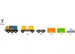 Brio 33982 Three Wagon Cargo Train