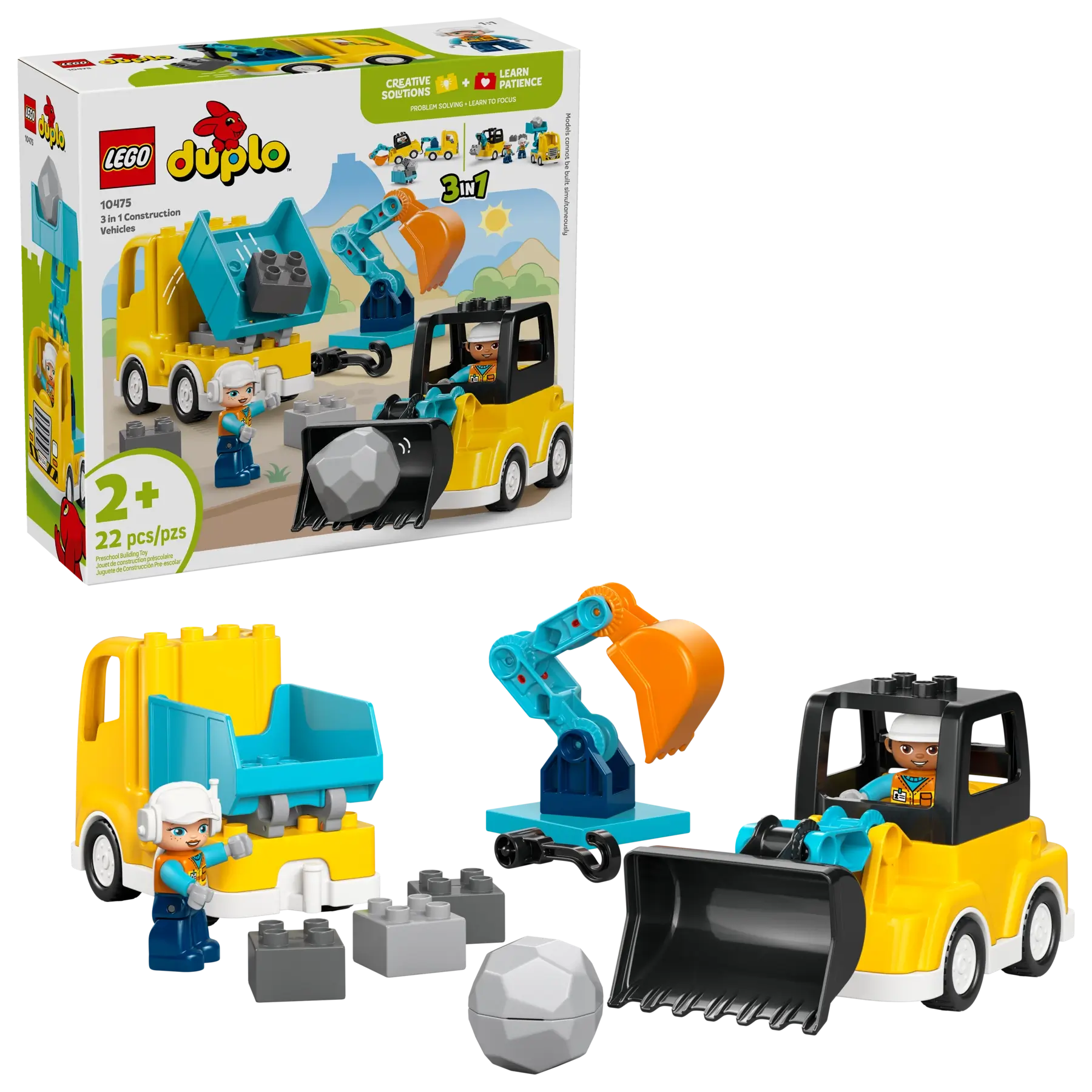 Lego Duplo 10475 3in1 Construction Vehicles
