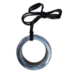 Chewigem Sensory Chew Pendant Realm Ring Silver