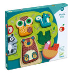 Djeco DJ1039 Wooden And Felt Puzzle Oski