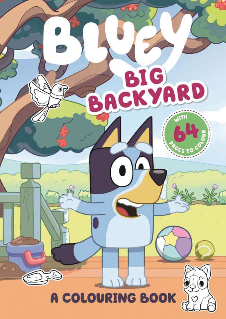 Bluey Big Back Yard Colouring Book
