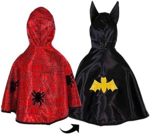 Great Pretenders Reversible Spider-Man & Batman Cape Size 4-6