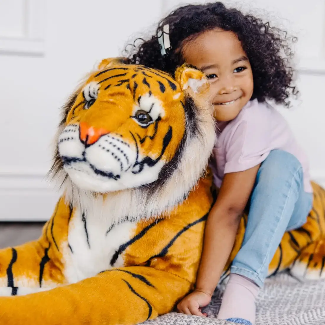 M&D Large Plush Brown Tiger