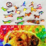 Twigg Puzzles Golden Retriever 202pc Wooden Puzzle