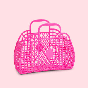 Sun Jellies Retro Basket Mini - Berry Pink