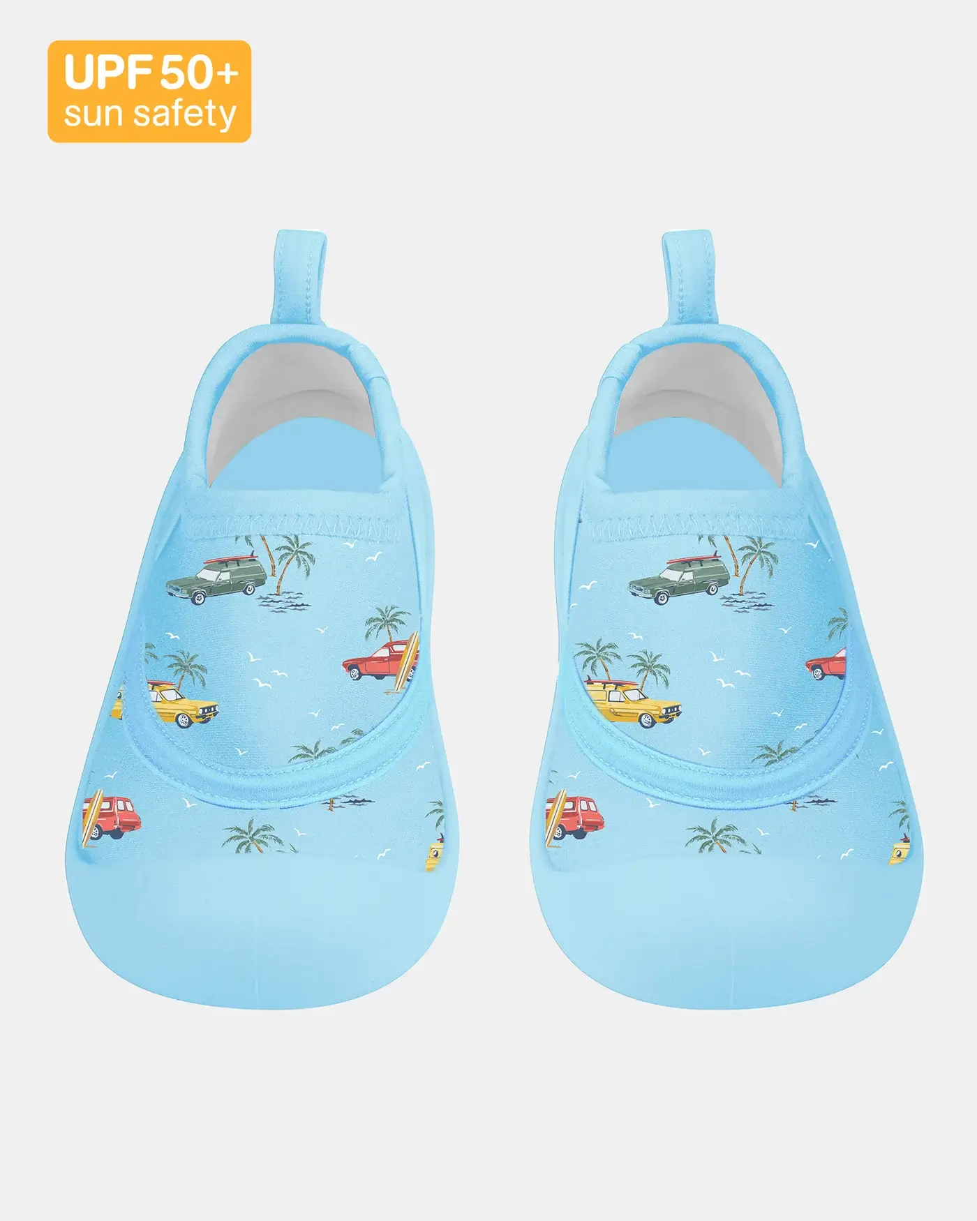 Toshi Swim Reef Booties Paradise / Swell Seekers Sky / Size 6 Toshi Swim Reef Booties Paradise / Swell Seekers Sky / Size 6