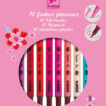 Djeco DJ8802 10 Felt Brushes Girl